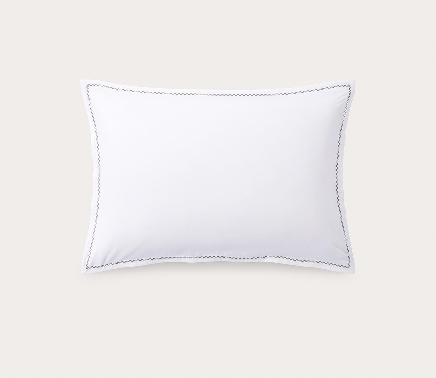 Alienor Supima Cotton Percale Pillowcase by Yves Delorme