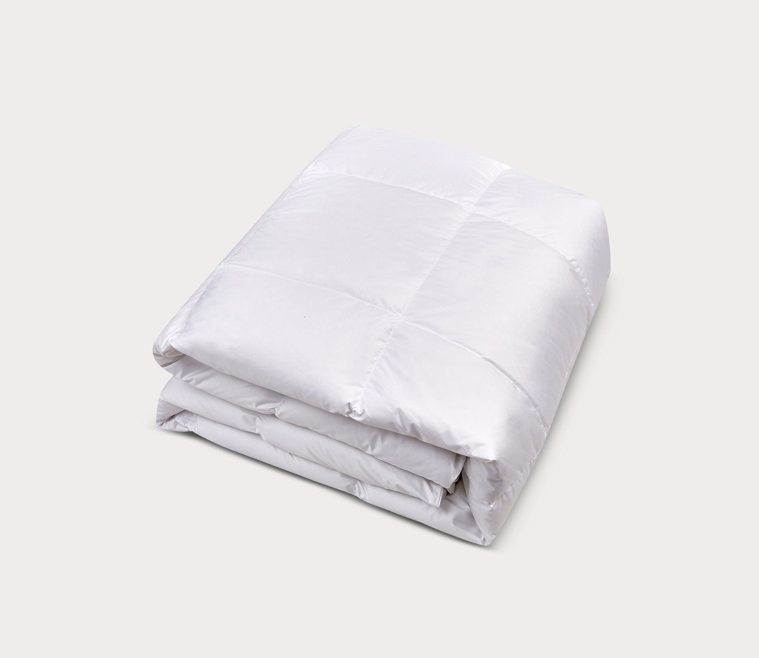All Season White Down Fiber Comforter Light to Medium Warmth by Scott Living