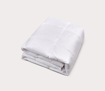 All Season White Down Fiber Comforter Light to Medium Warmth by Scott Living