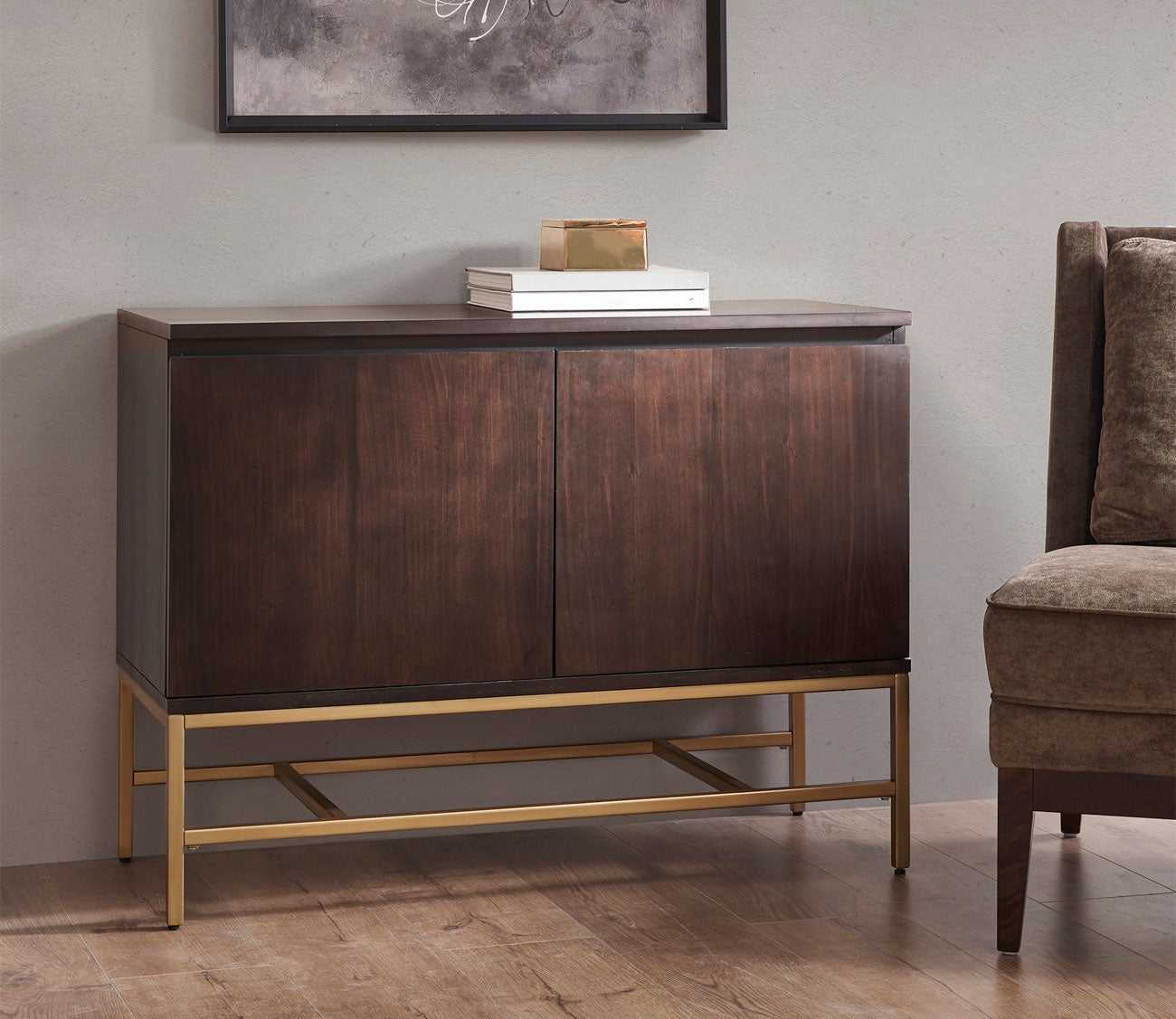 Allister 2-Door Wood Accent Cabinet