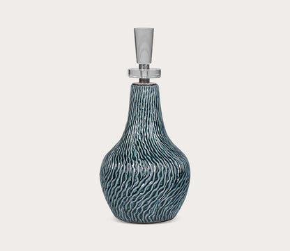 Almera Dark Teal Bottles Set of 2 by Uttermost