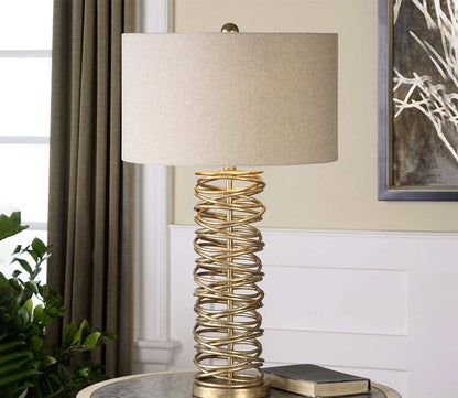 Amarey Metal Ring Table Lamp by Uttermost