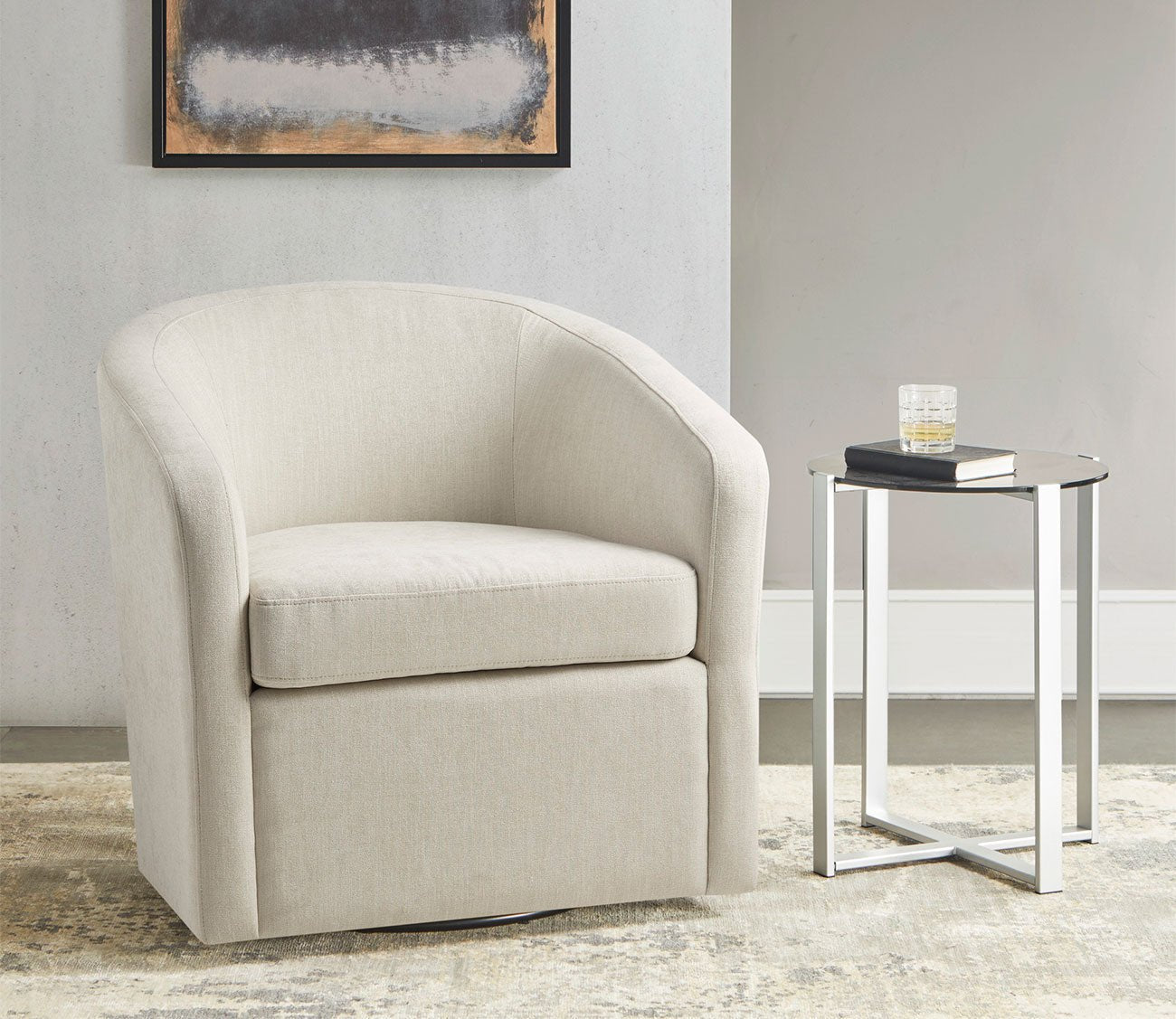 Amber Swivel Accent Chair by Martha Stewart