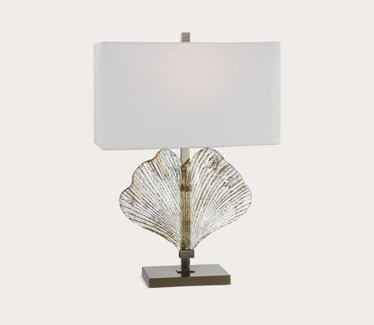 Anara Glass Leaf Table Lamp by Uttermost