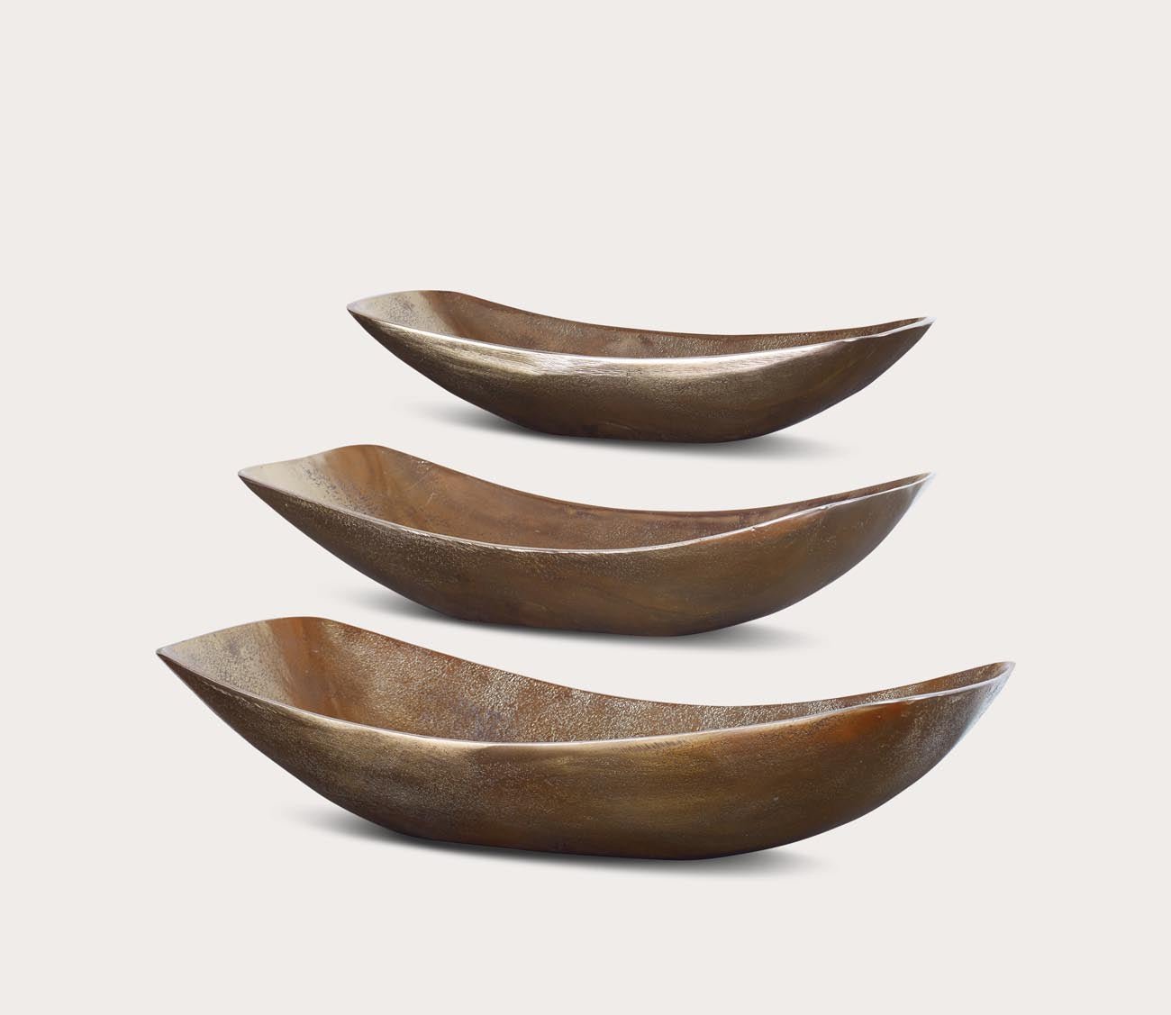 Anas Antique Brass Bowls Set of 3 by Uttermost