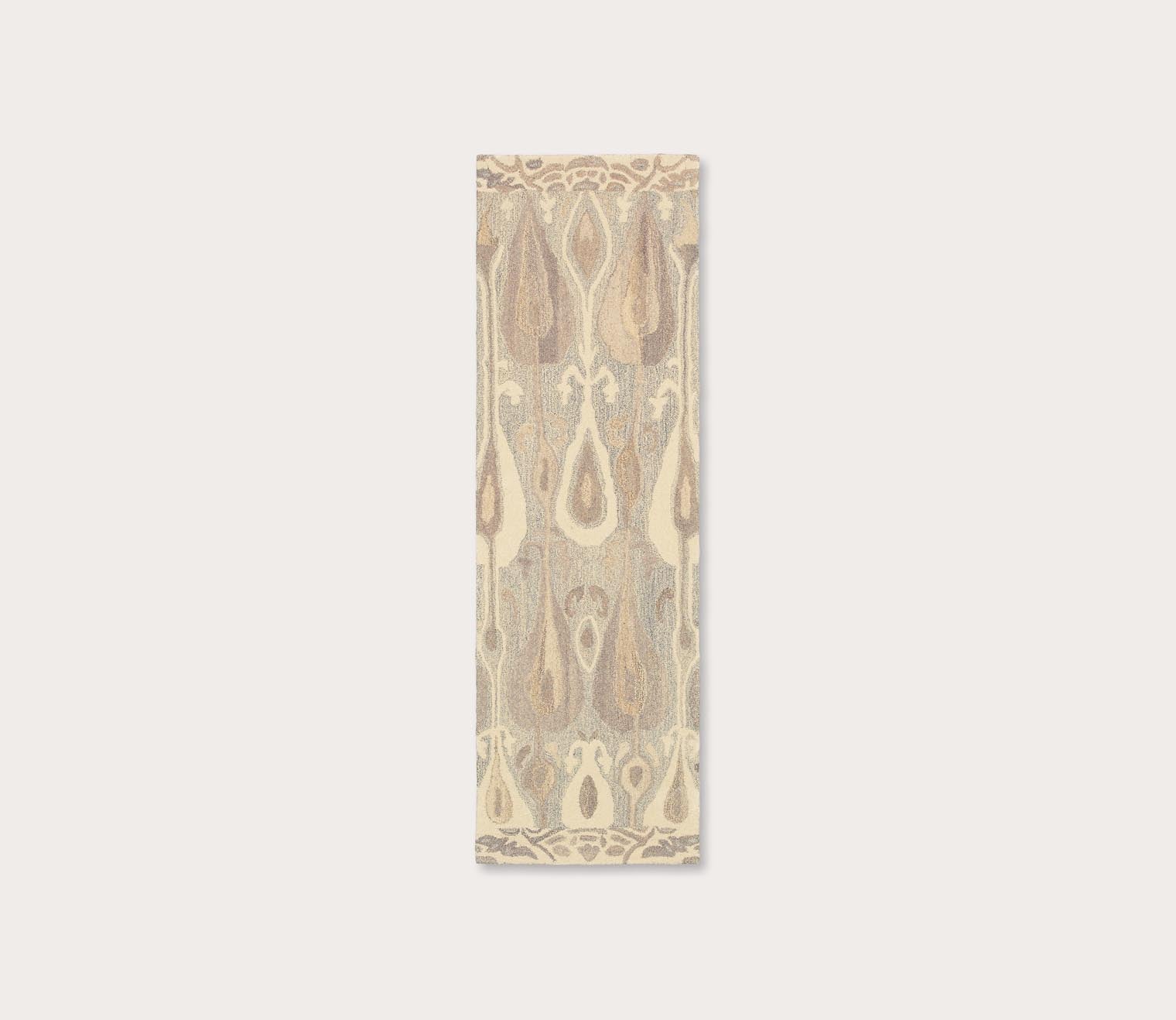 Anastasia Contemporary Grey Ikat Pattern Rug by Oriental Weavers