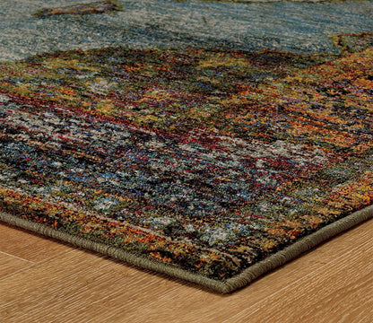Andorra Traditional Central Oriental Medallion Rug by Oriental Weavers