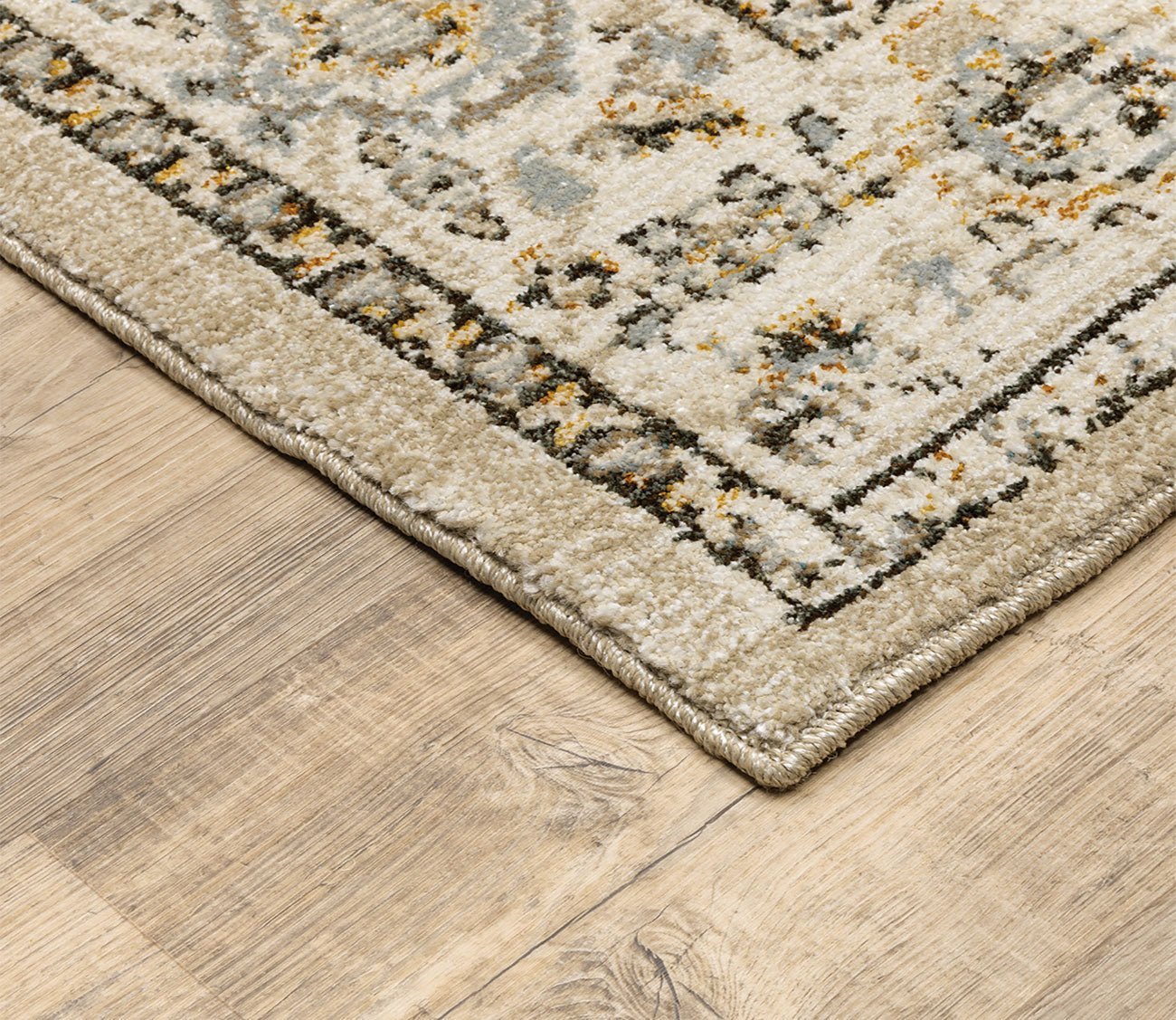 Andorra Traditional Distressed Central Medallion Rug by Oriental Weavers