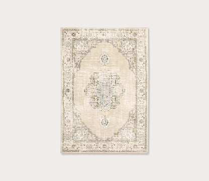 Andorra Traditional Distressed Central Medallion Rug by Oriental Weavers