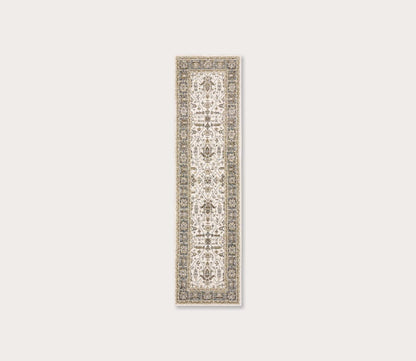 Andorra Traditional Oriental Ivory Geometric Floral Rug by Oriental Weavers