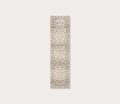 Andorra Traditional Persian Ivory Medallion Rug by Oriental Weavers