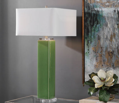 Aneeza Tropical Green Table Lamp by Uttermost