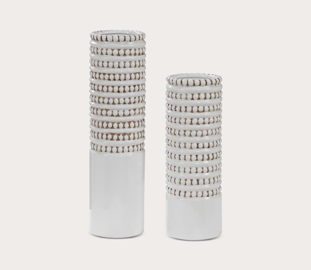 Angelou White Vases by Uttermost