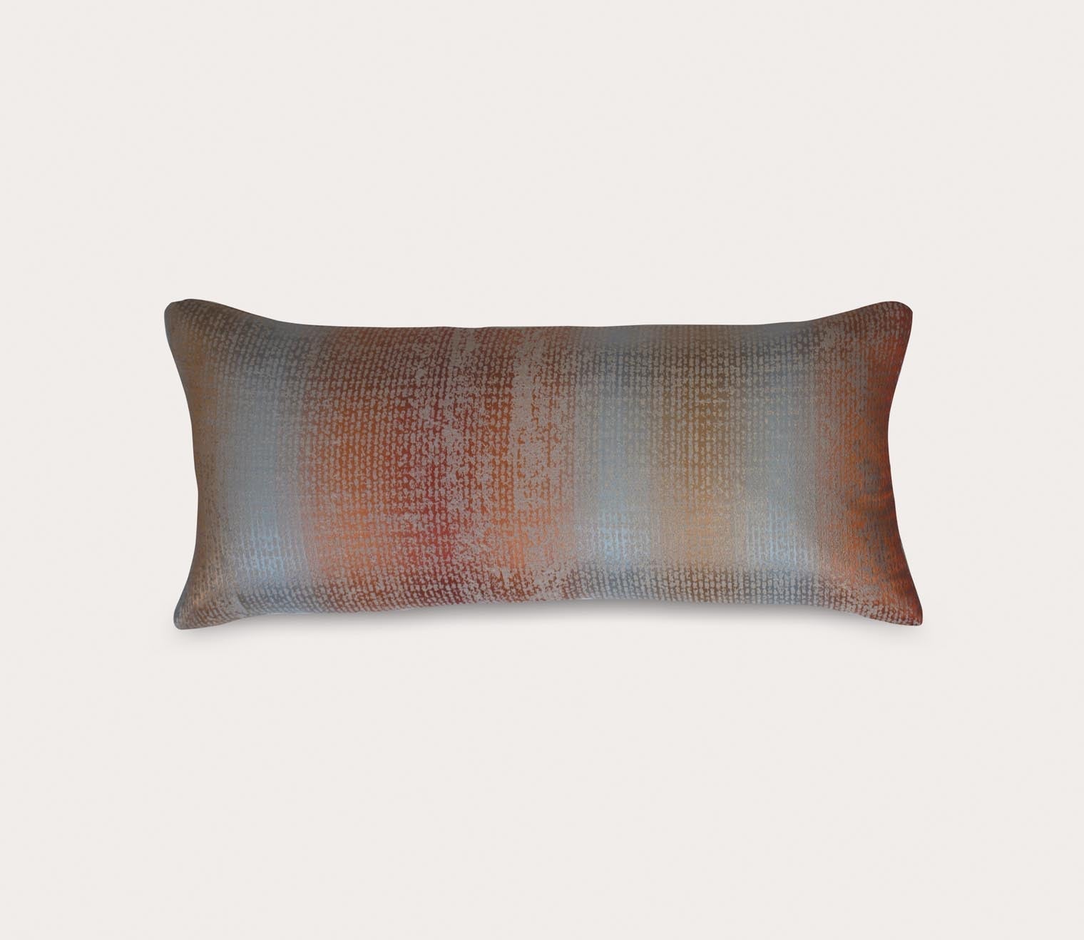 Anguilla Shimmer Ombre Jacquard Throw Pillow by Ann Gish