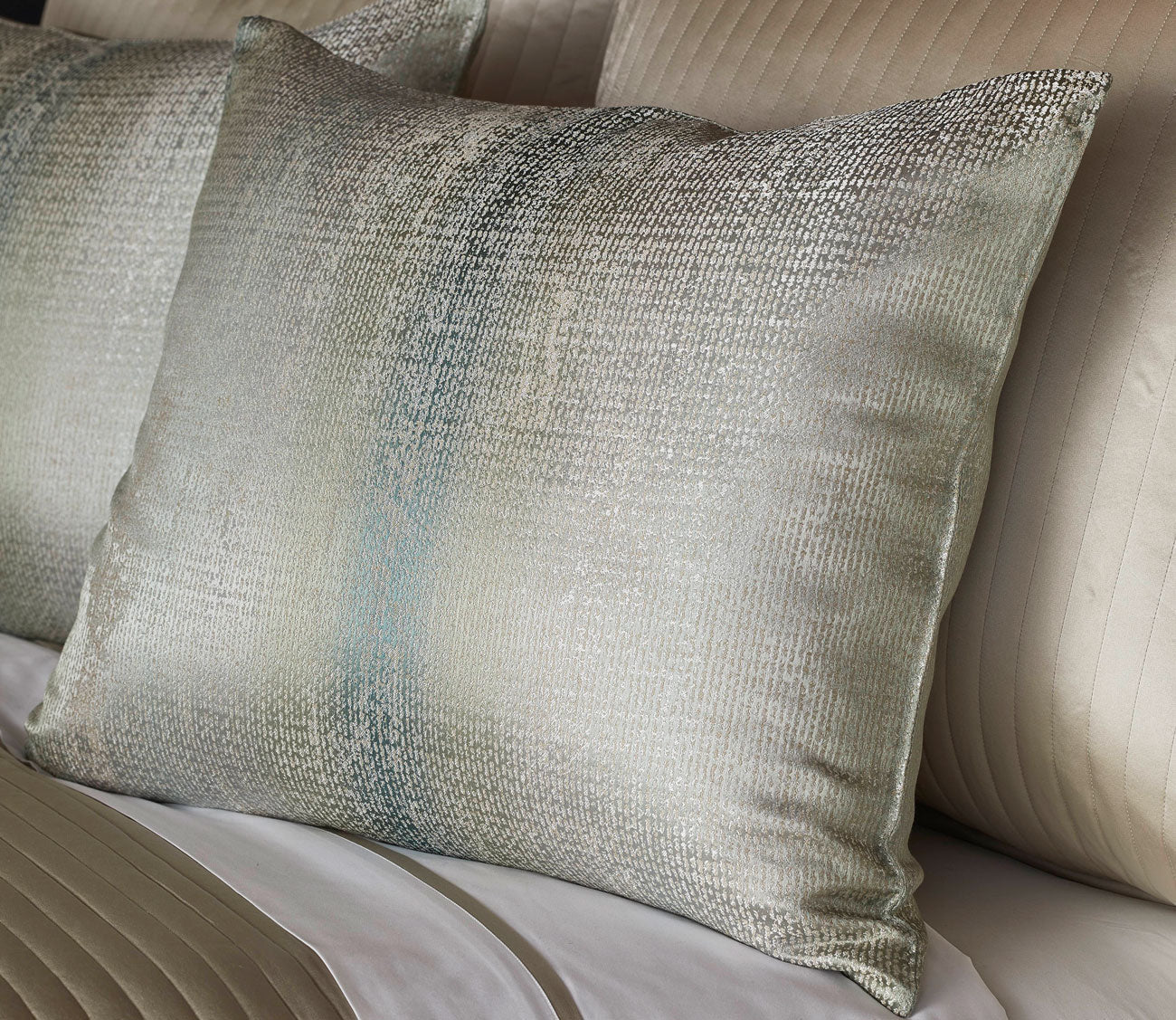 Anguilla Shimmer Ombre Jacquard Throw Pillow