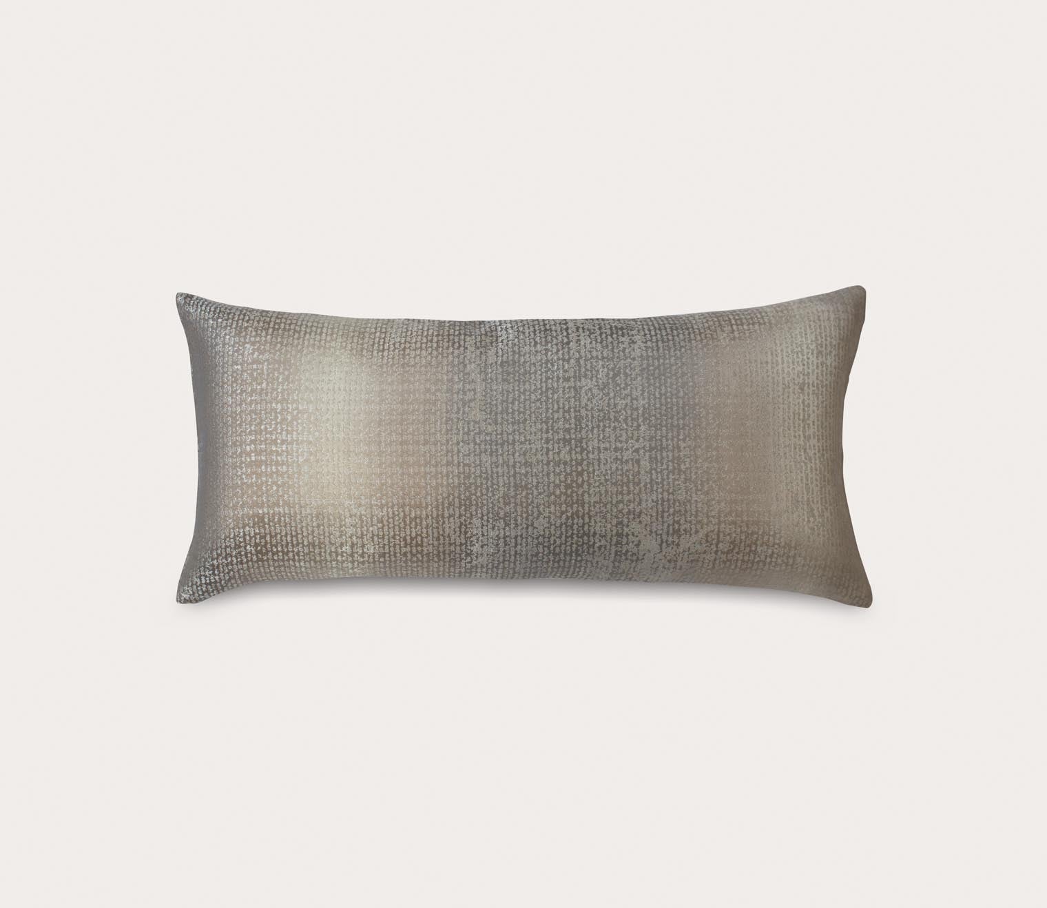 Anguilla Shimmer Ombre Jacquard Throw Pillow by Ann Gish