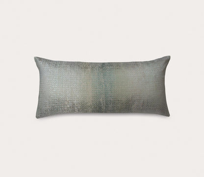 Anguilla Shimmer Ombre Jacquard Throw Pillow by Ann Gish