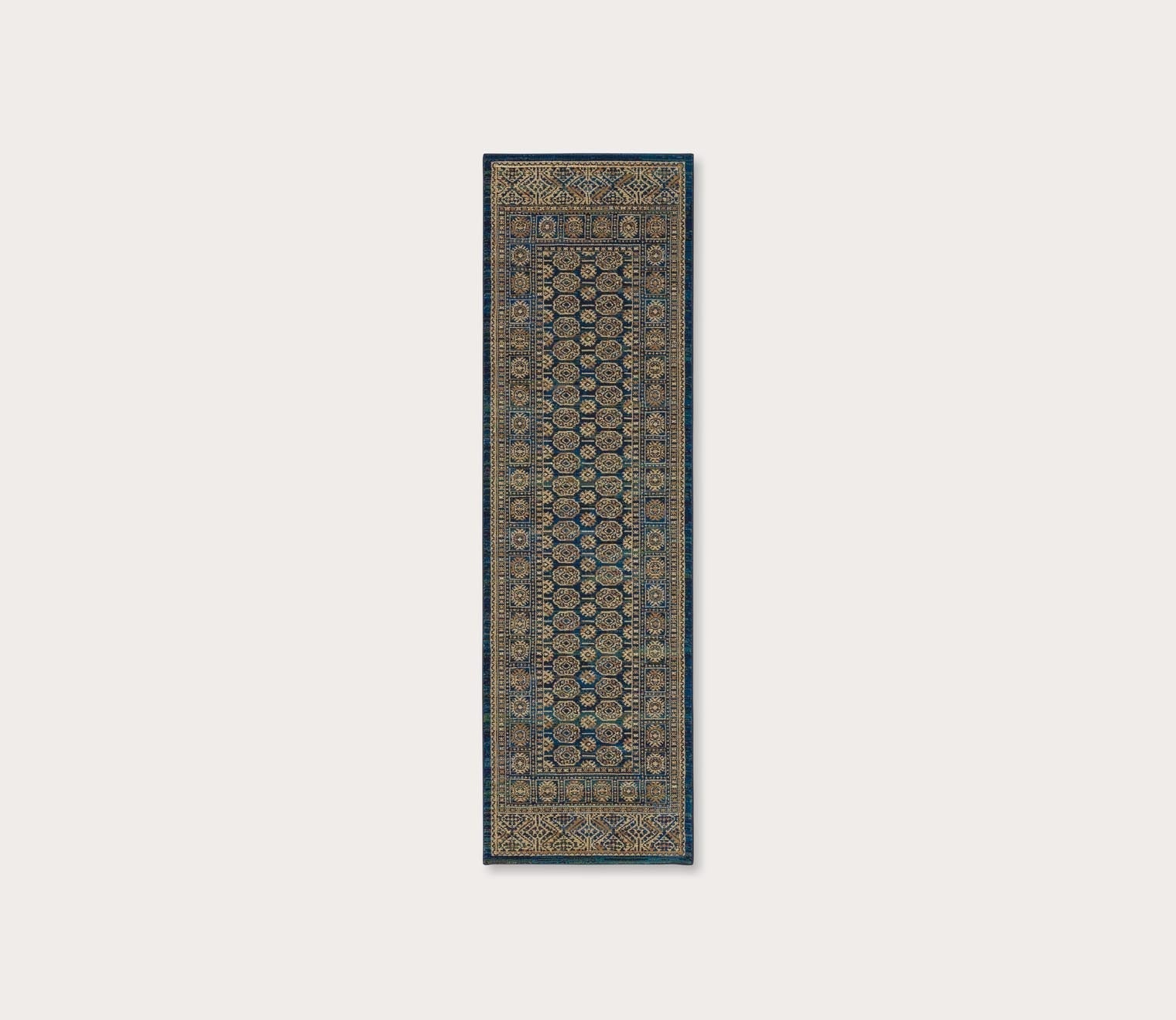 Ankara Persian Geometric Medallion Bordered Rug by Oriental Weavers