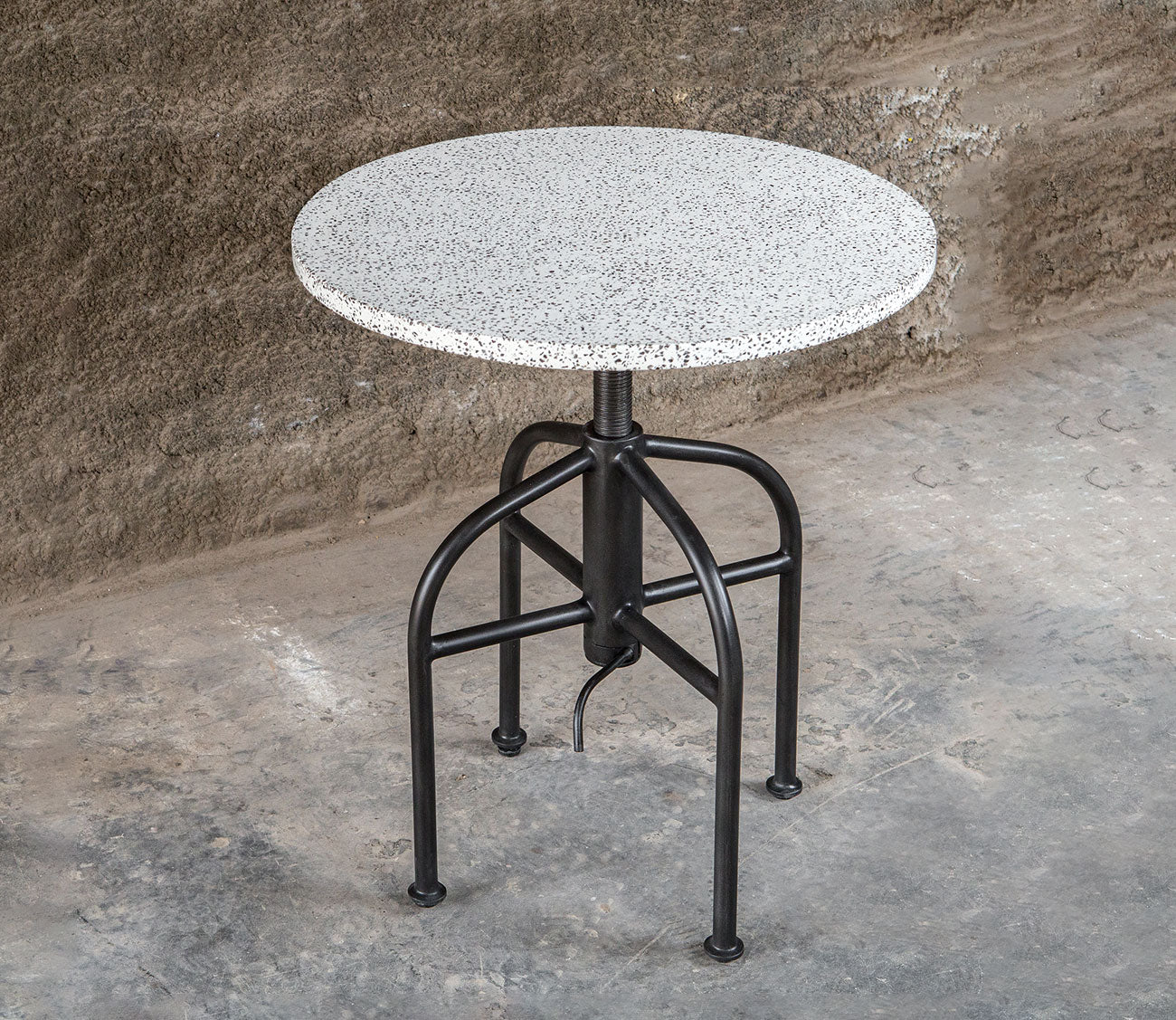 Apsel Industrial Accent Table
