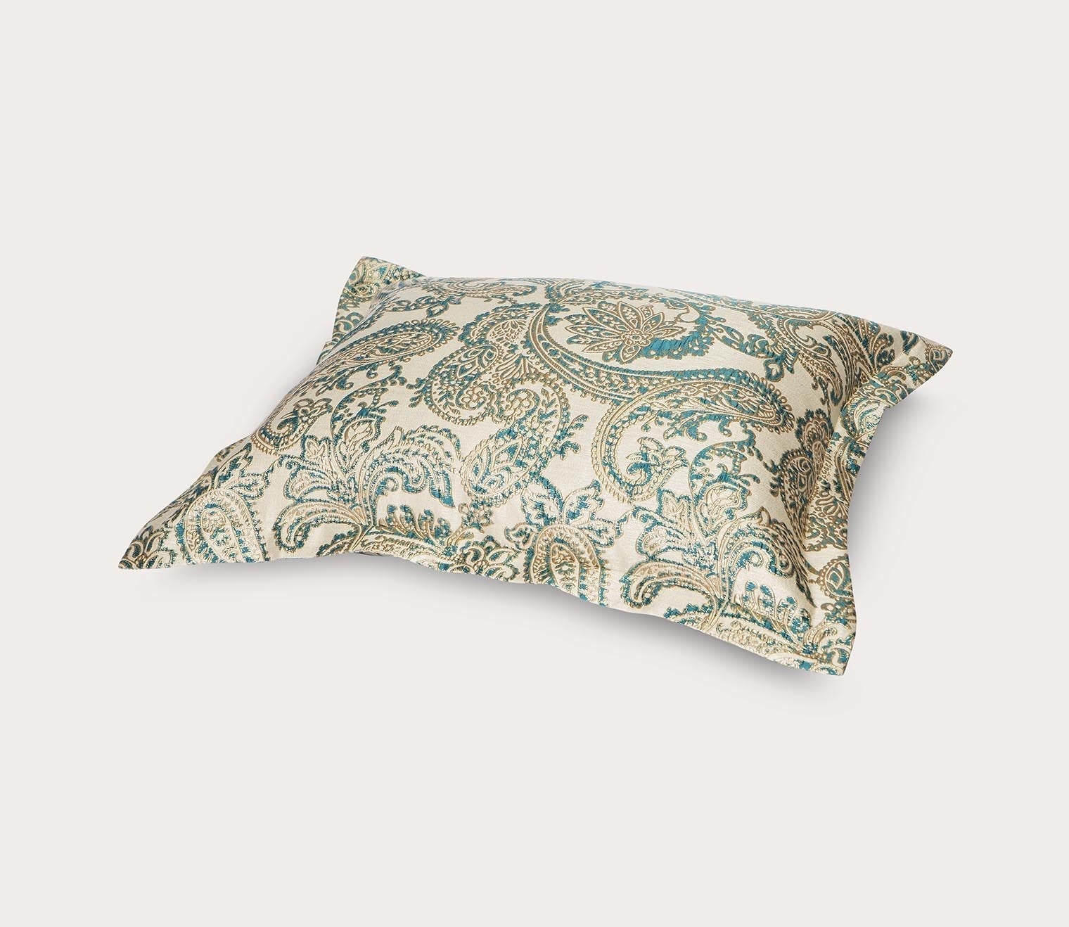Arabesque Paisley Jacquard 3-Piece Duvet Cover Set by Ann Gish
