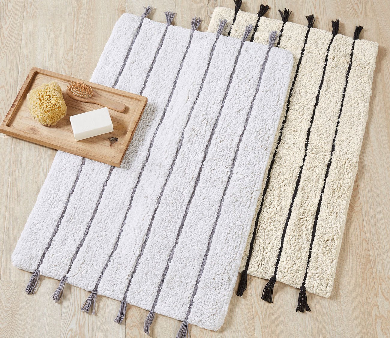 Arbor Bath Rug by INK + IVY