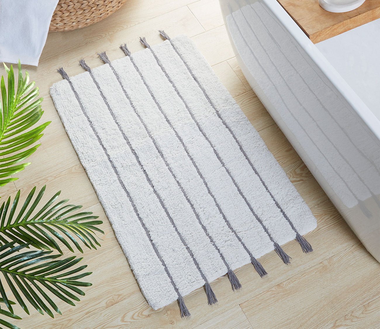 Arbor Bath Rug by INK + IVY