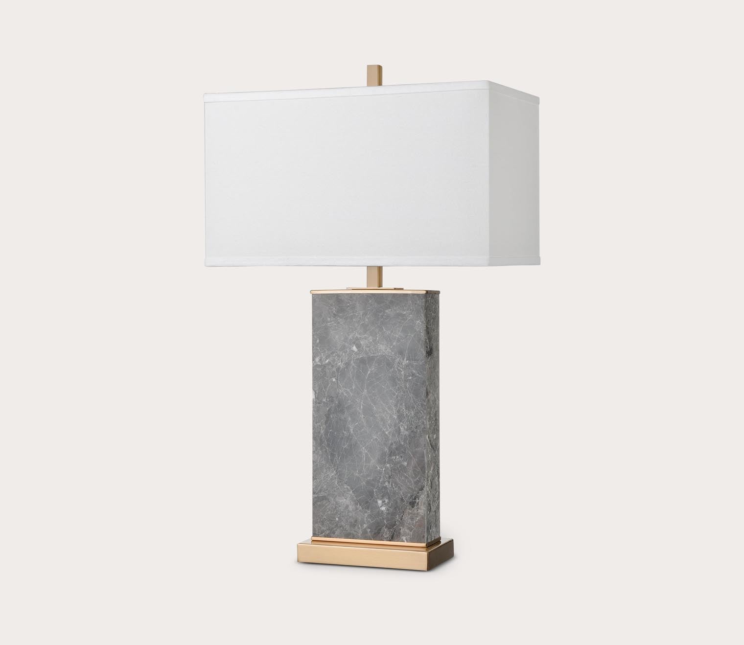 Archean Grey Table Lamp by Elk Home