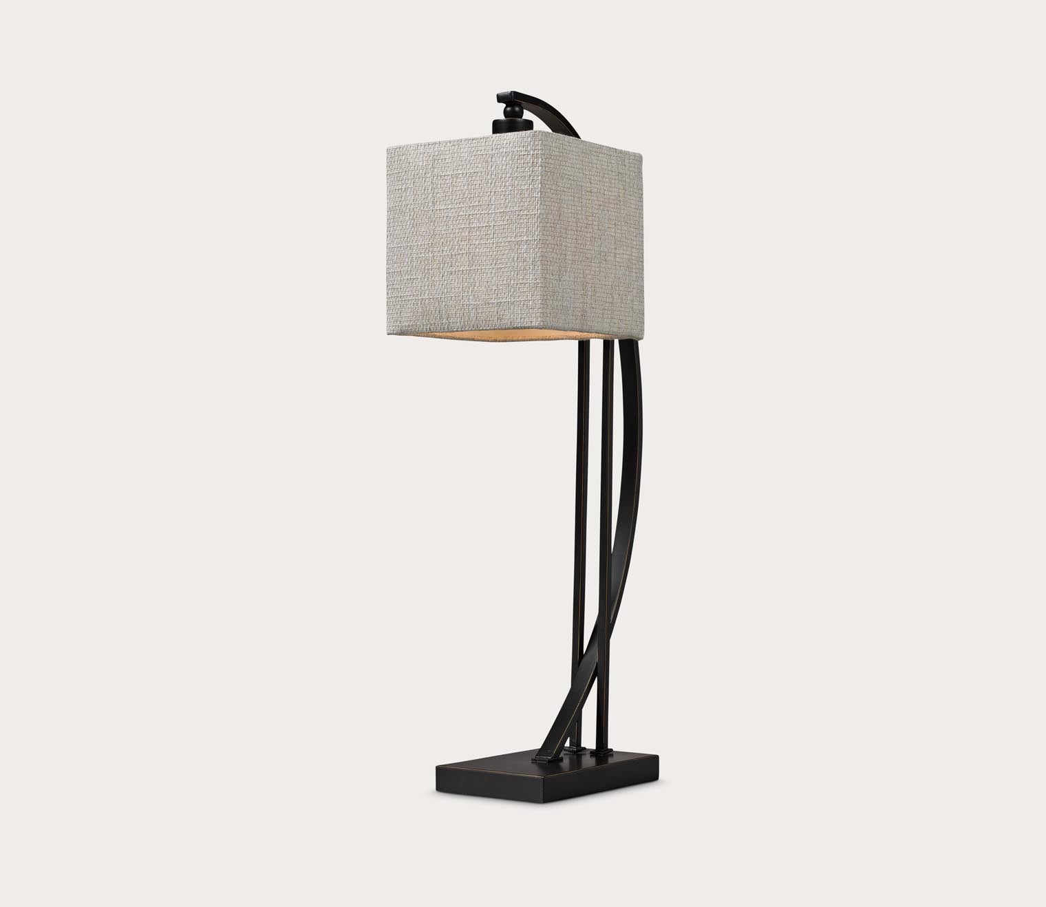 Arched Metal Table Lamp