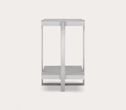 Arnaut White Accent Table by Uttermost