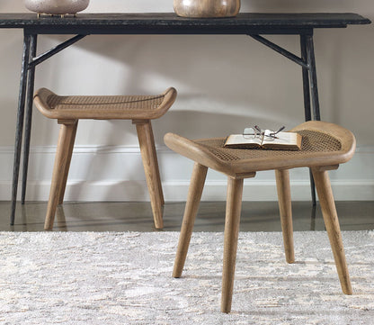 Arne Scandinavian Small Bench by Uttermost