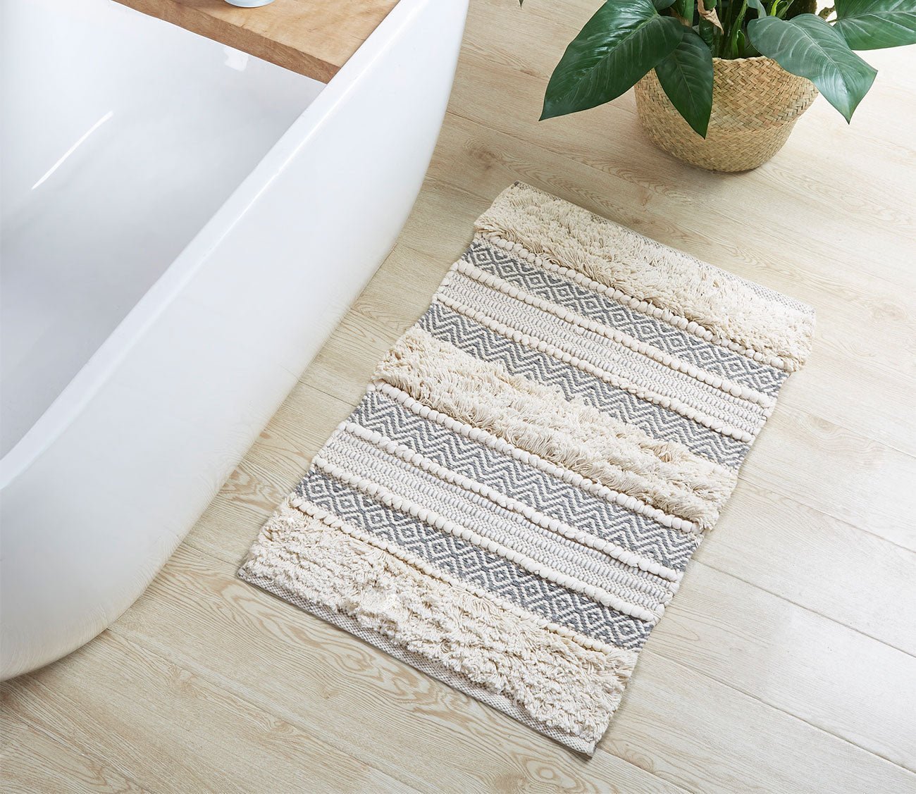 Asher Bath Rug by INK + IVY