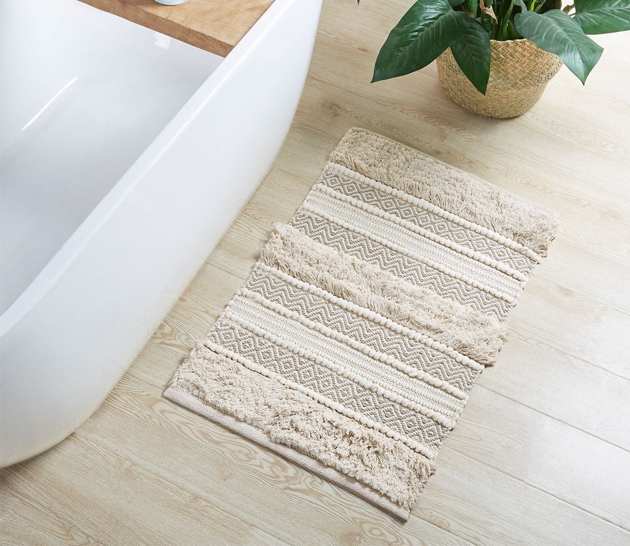 Asher Bath Rug by INK + IVY