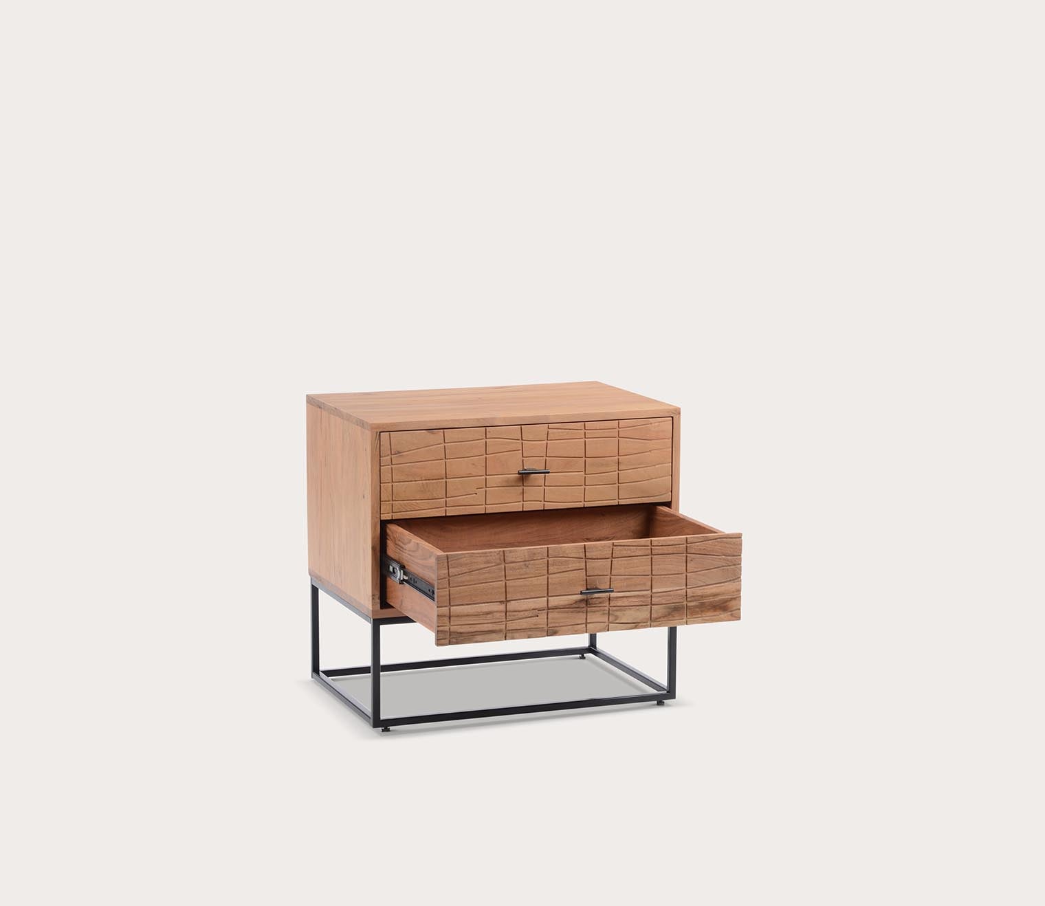 Atelier Natural Acacia Wood Nightstand by Moe's Furniture