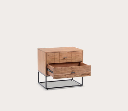 Atelier Natural Acacia Wood Nightstand by Moe's Furniture