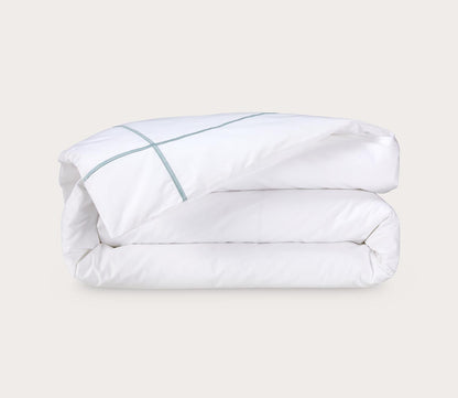 Athena Cotton Percale Duvet Cover by Yves Delorme