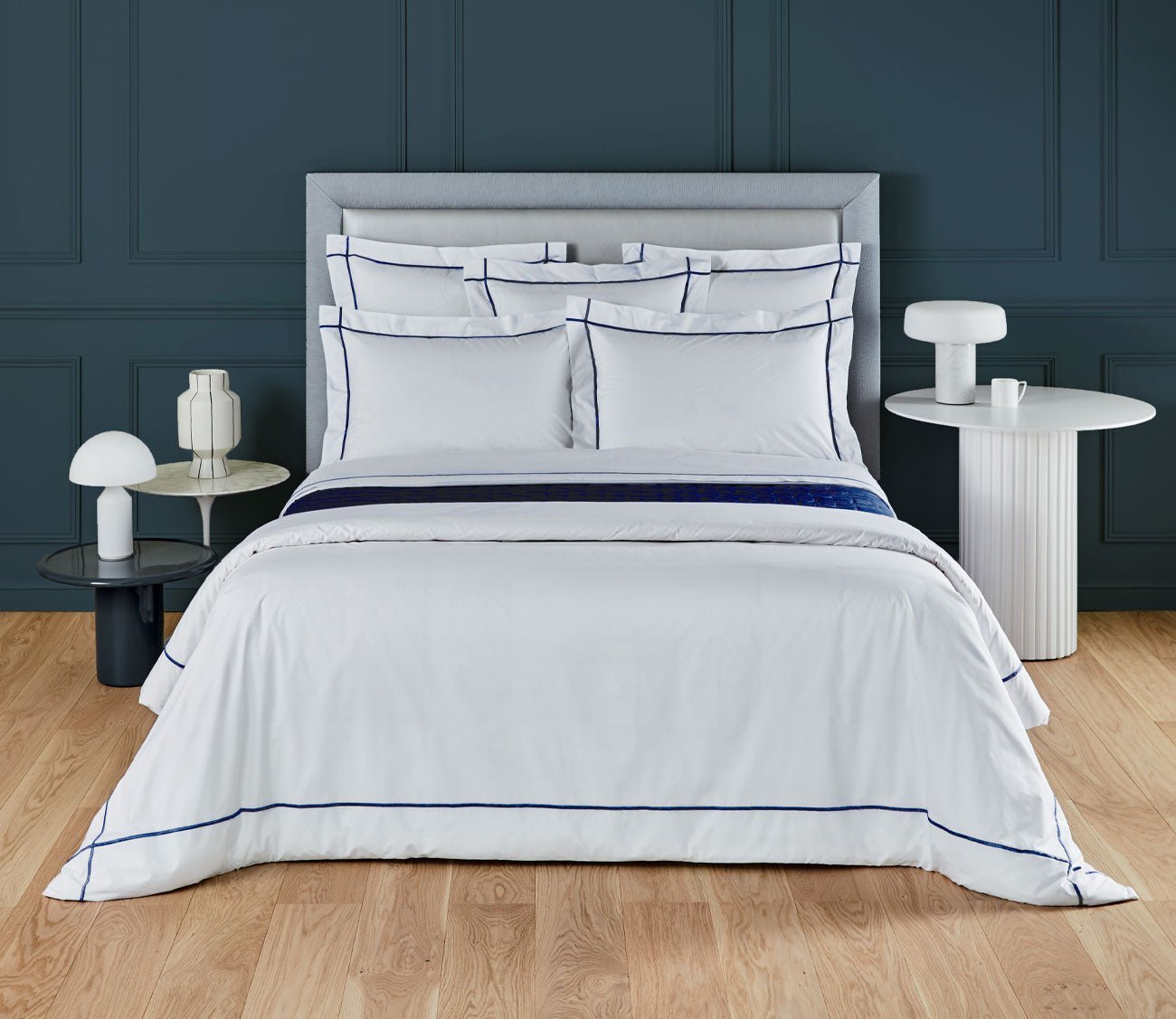 Athena Cotton Percale Duvet Cover by Yves Delorme