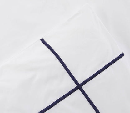 Athena Cotton Percale Duvet Cover by Yves Delorme