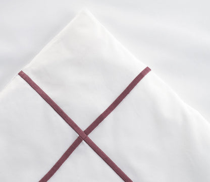 Athena Cotton Percale Duvet Cover by Yves Delorme