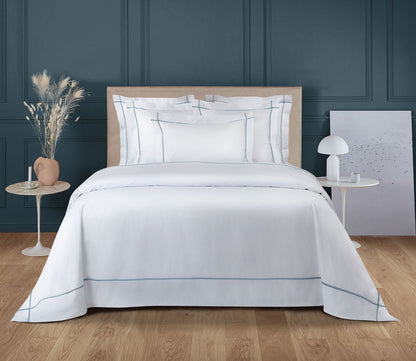 Athena Cotton Percale Duvet Cover by Yves Delorme