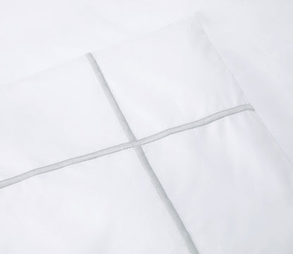 Athena Cotton Percale Duvet Cover by Yves Delorme