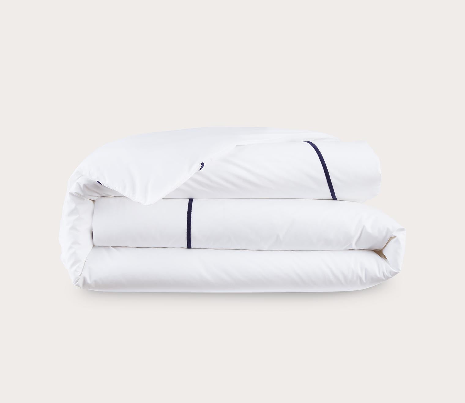 Athena Cotton Percale Duvet Cover by Yves Delorme