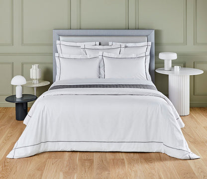 Athena Cotton Percale Duvet Cover by Yves Delorme