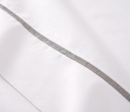 Athena Cotton Percale Flat Sheet by Yves Delorme