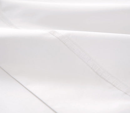 Athena Cotton Percale Flat Sheet by Yves Delorme