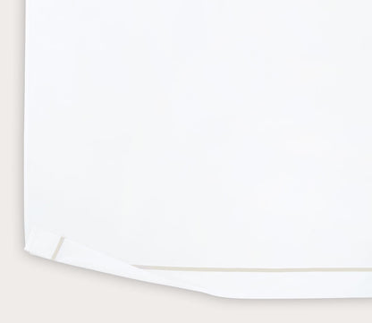Athena Cotton Percale Flat Sheet by Yves Delorme