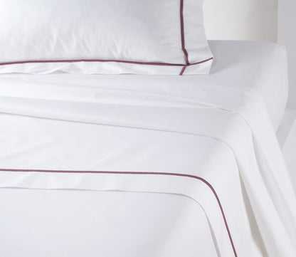 Athena Cotton Percale Flat Sheet by Yves Delorme