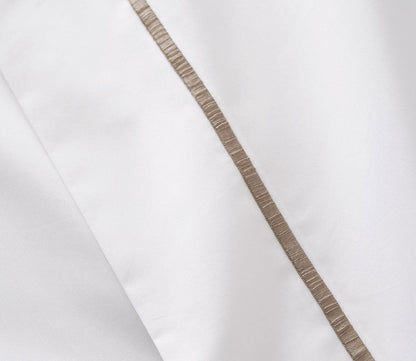 Athena Cotton Percale Flat Sheet by Yves Delorme
