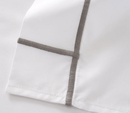Athena Cotton Percale Flat Sheet by Yves Delorme