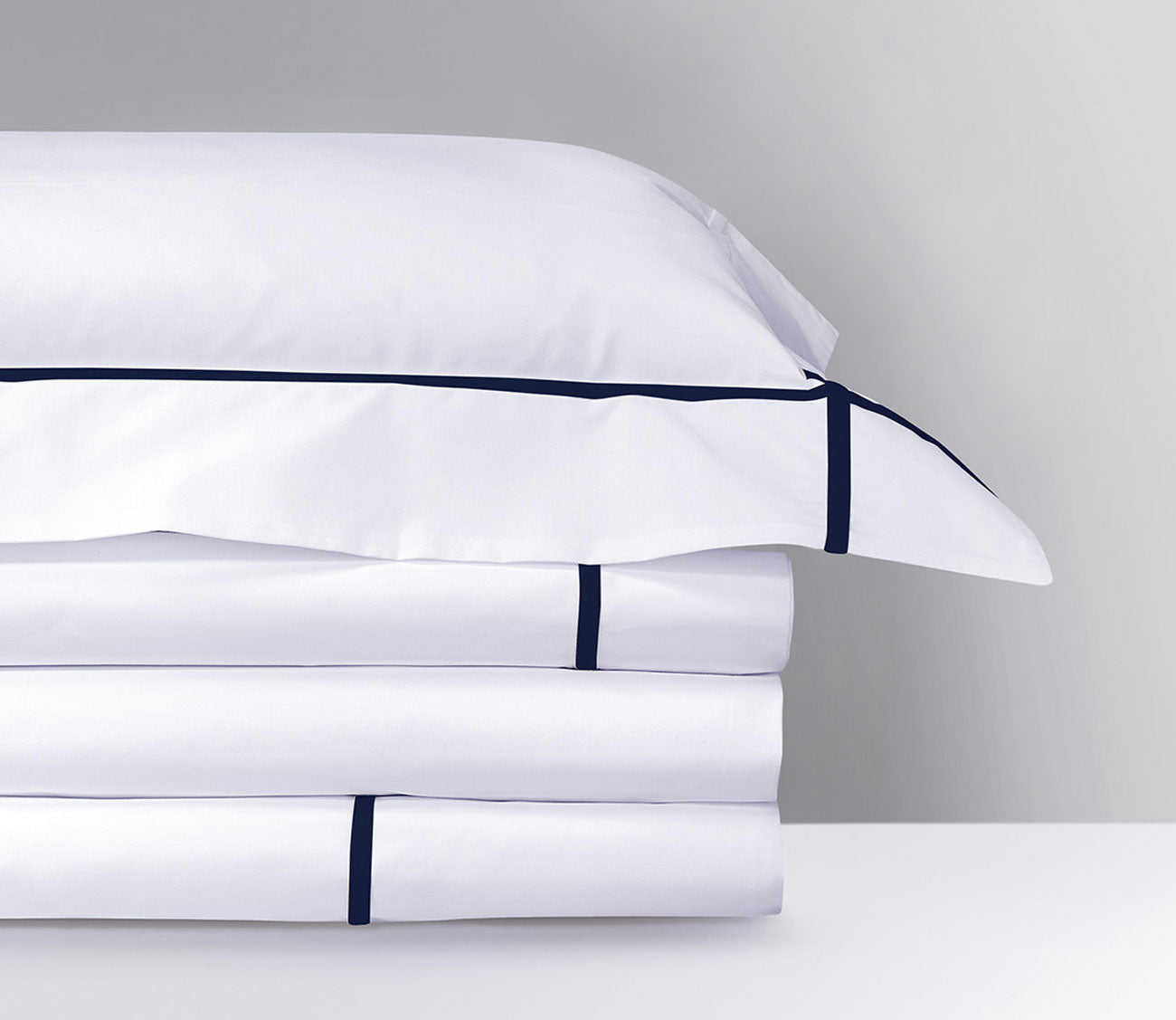 Athena Cotton Percale Flat Sheet by Yves Delorme
