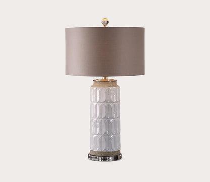 Athilda Gloss White Table Lamp by Uttermost
